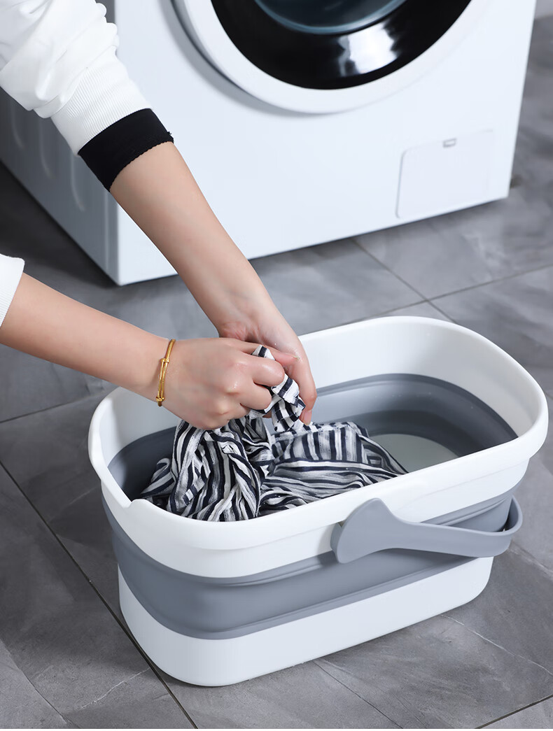 折叠盆特大洗衣盆家用大号洗澡盆子婴儿长方形塑料盆衣服脸盆洗鞋龙迅