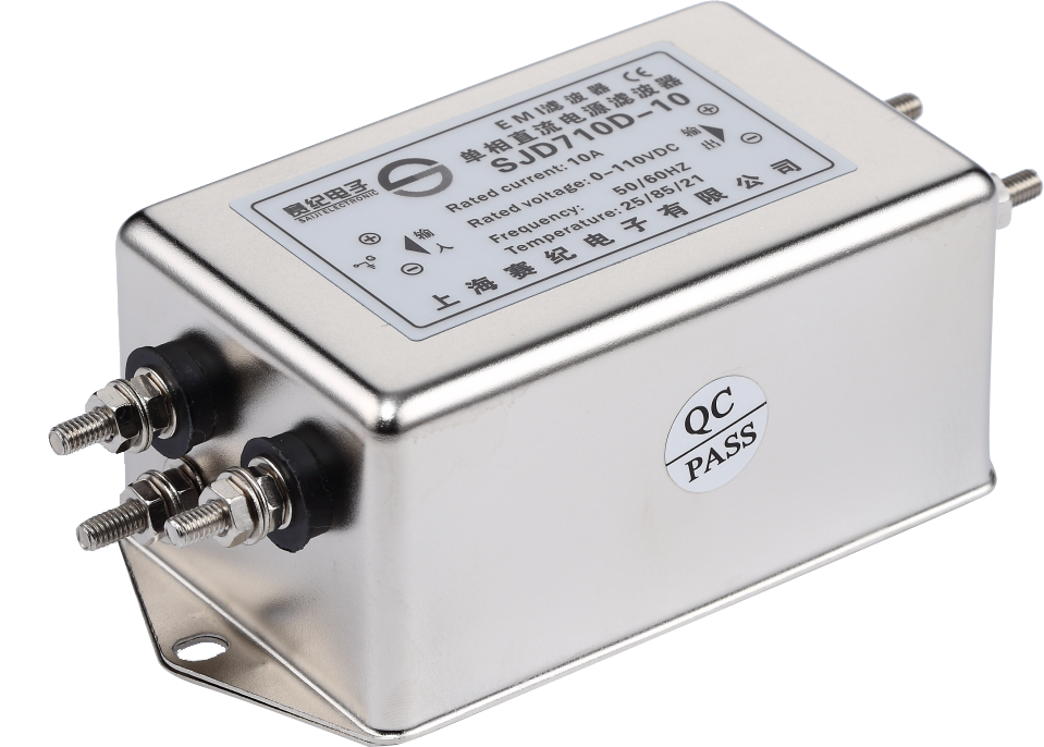 6v12v24v110v直流电源滤波器 1a3a6a10a20a30a40a三节 6a 三级滤波 sj