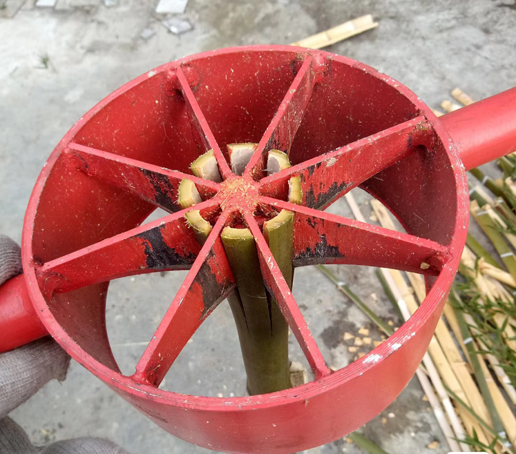 新型竹子破篾机破竹神器破竹刀开竹器劈竹破竹机开竹子切片分竹神器