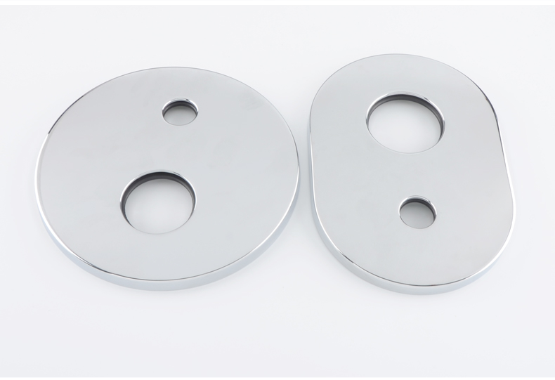 暗装淋浴花洒装饰盖不锈钢入墙式家用混水阀水管遮丑盖暗装盖两用b款