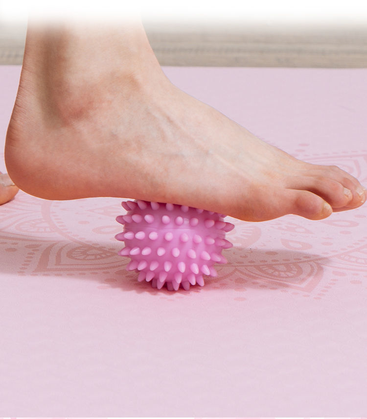 普拉提小球瑜伽球加厚防爆孕妇产后恢复健身瑜珈球儿童平衡球蓝色云