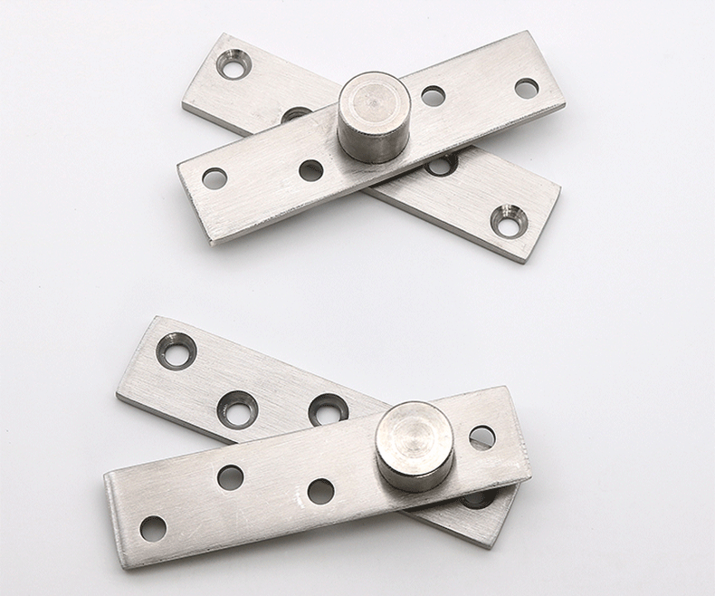 正偏芯上下旋转合页 隐形门暗藏铰链千秋铰 特小号16*56mm-中心轴款