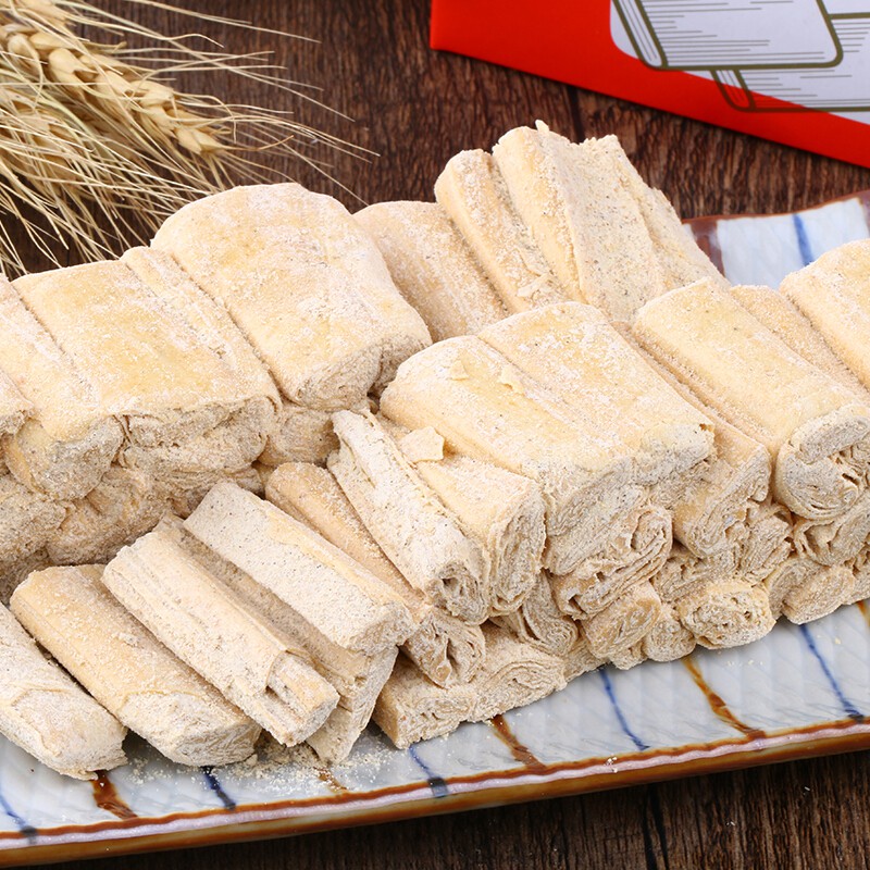 豆沫糖 云南特产 通海豆末糖酥脆零食小吃美味可口 吃美味可口【图片