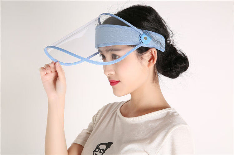 防油面罩厨房油烟夏季防溅炒菜防烟做菜烧烤女士双面防雾眼睛护眼烧