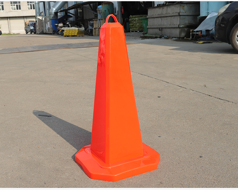家用加厚停车桩警示柱禁止交通私人桩塑料通道加重请勿泊车锥筒隔 红