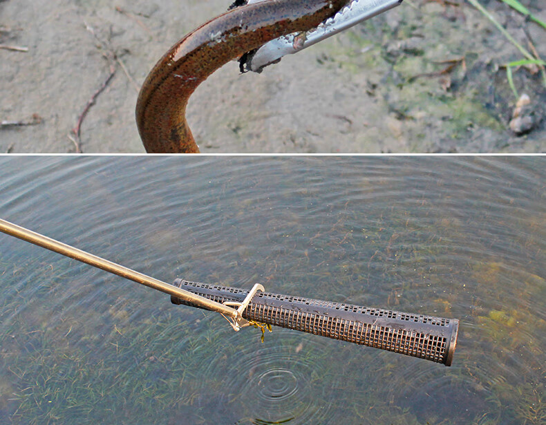 赶海工具抓蟹不锈钢黄鳝夹子长鱼赶海工具捕鳝鱼夹抓泥鳅神器钳龙虾