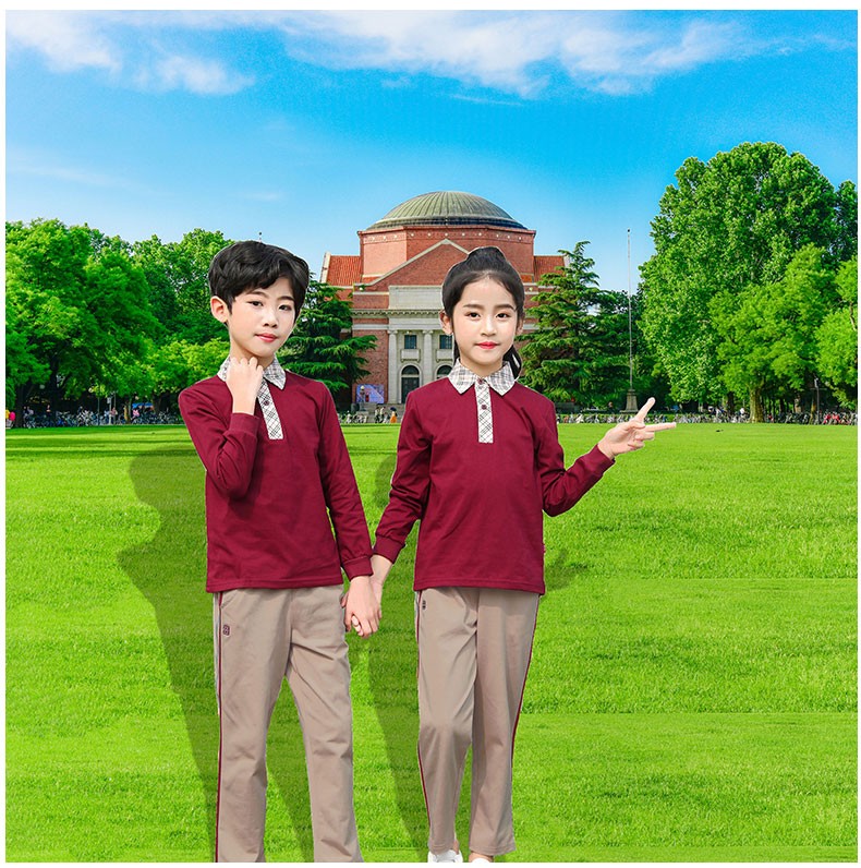 耐克珠海香洲区小学生校服秋装长袖短袖t恤短裤套装珠海市学生服秋季