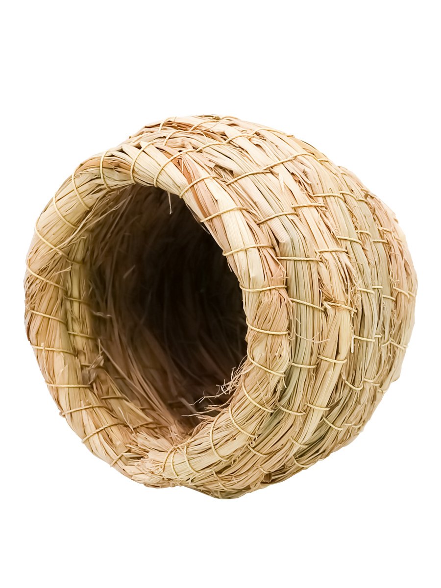 草编鸟窝八哥珍珠玄凤鹦鹉用品鸟具挂窝鸟巢草丝草窝小鸟繁殖保暖