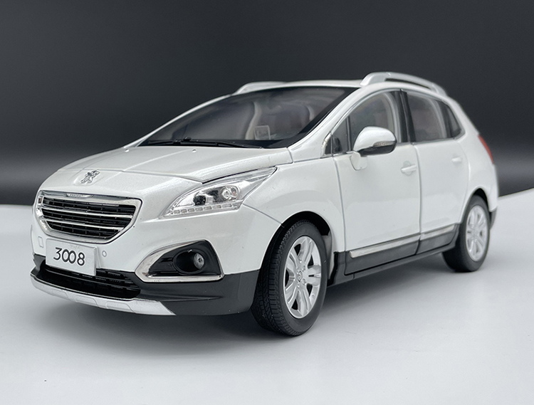 东风标致车模1:18国产原厂东风标致 3008 peugeot suv 仿真合金汽车
