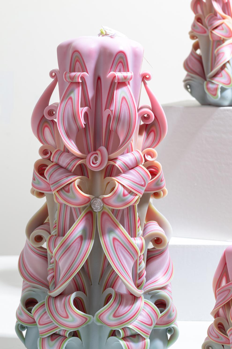 德国雕花蜡烛dreamland礼研中心纯手工雕刻雕花蜡烛香薰生日新婚摆件