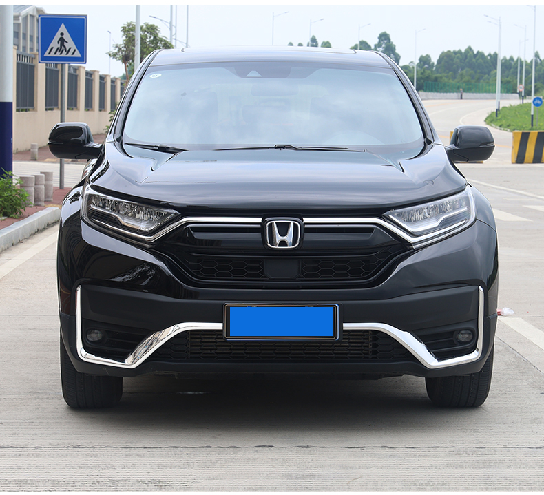 适用于2021款本田crv改装专用前后杠亮条外观前脸保险杠装饰亮条车身