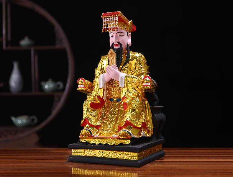 玉皇大帝神像王母娘娘供奉家用摆件老天爷道教玉帝王母佛像 19英寸48