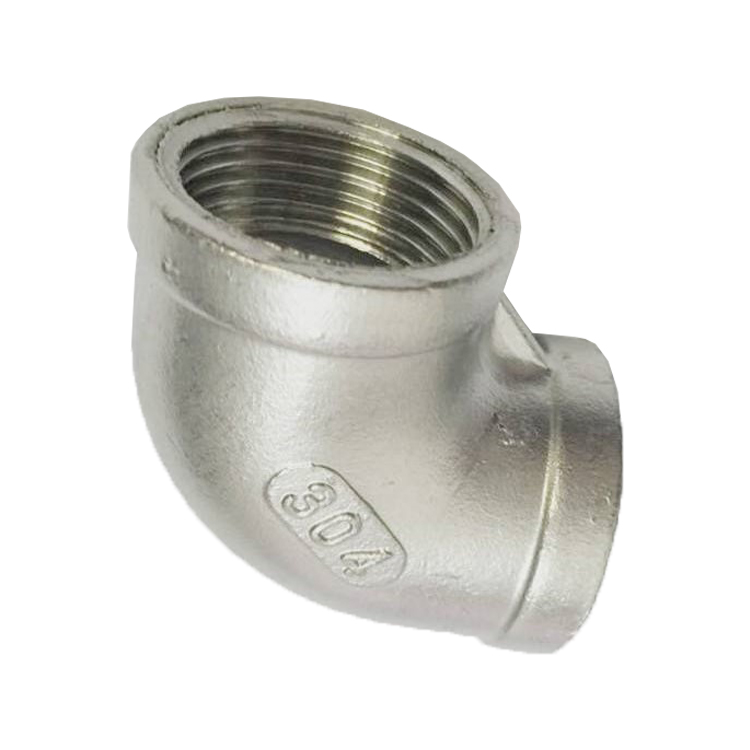 弯头不锈钢内丝弯头 不锈钢弯头内牙90度弯头水管弯头接头 dn100(4寸)