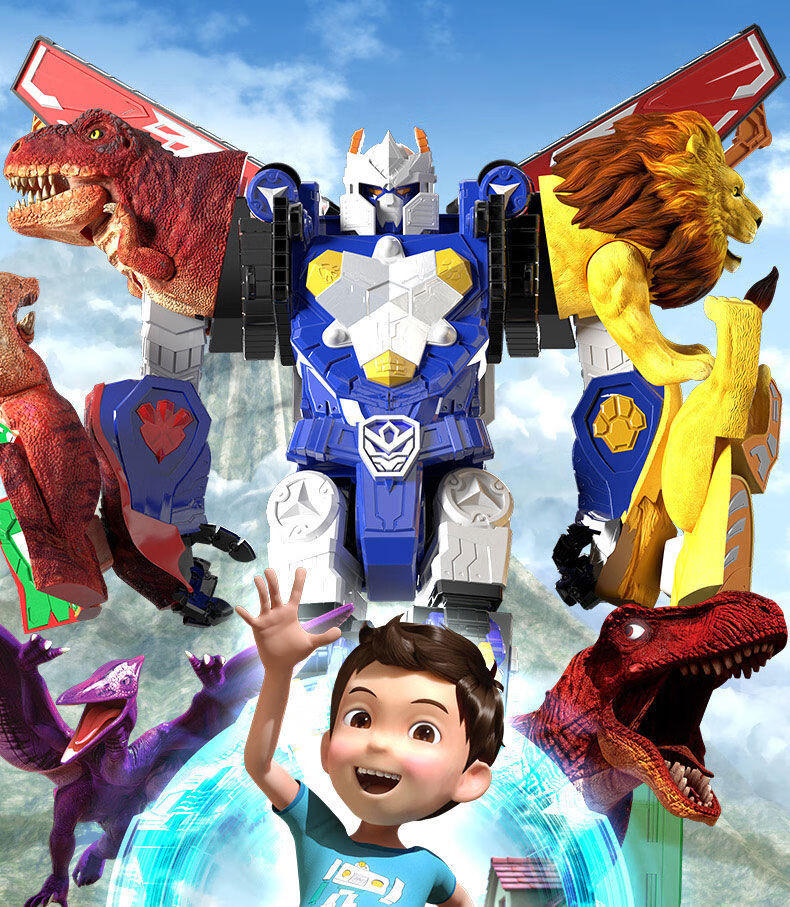 咖宝车神之巨兽时代 咖宝车神巨兽时代儿童变形恐龙机器人霸王龙玩具