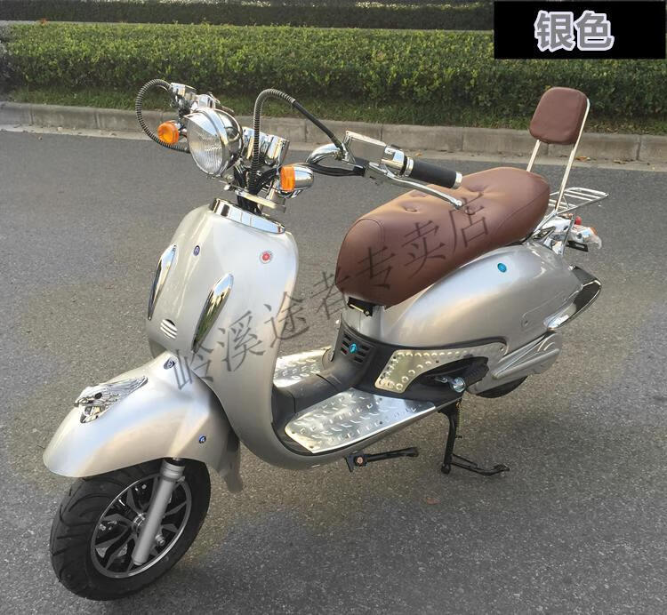 大龟王电瓶车电动车vespa 摩托车踏板车红男女电摩 套餐七高配72v65a