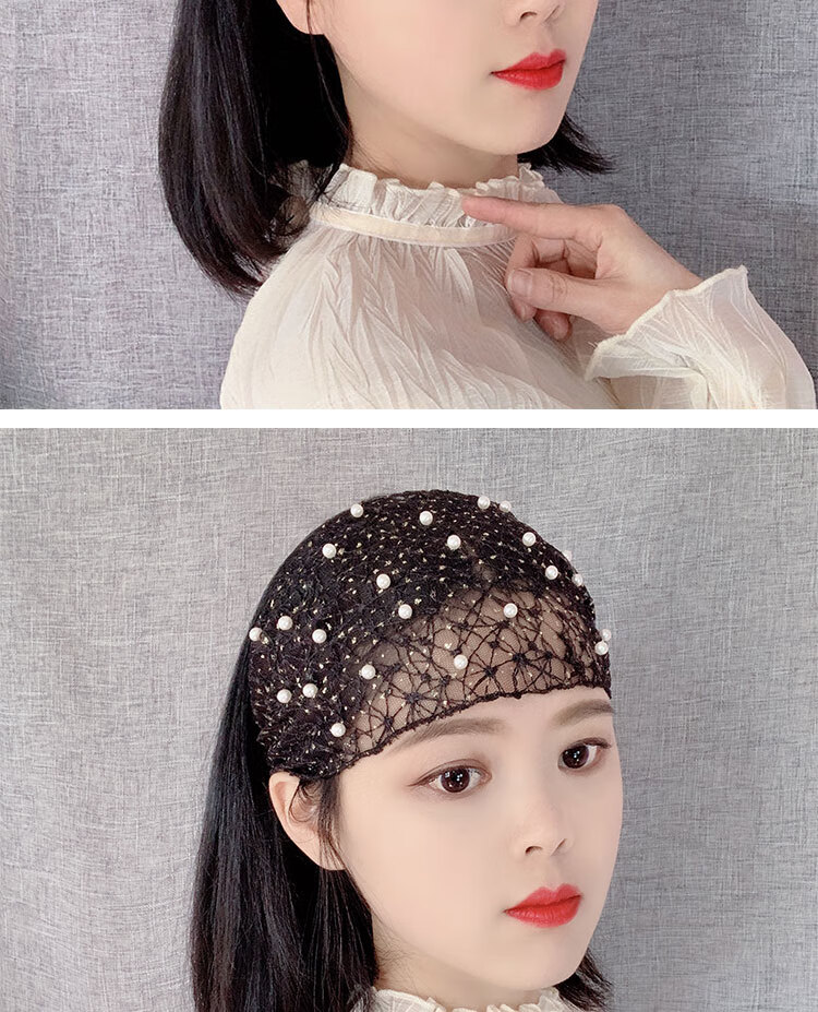 女士宽发卡韩版发饰遮白发发带宽边盖碎发洗脸头巾透气百搭头套酒红色