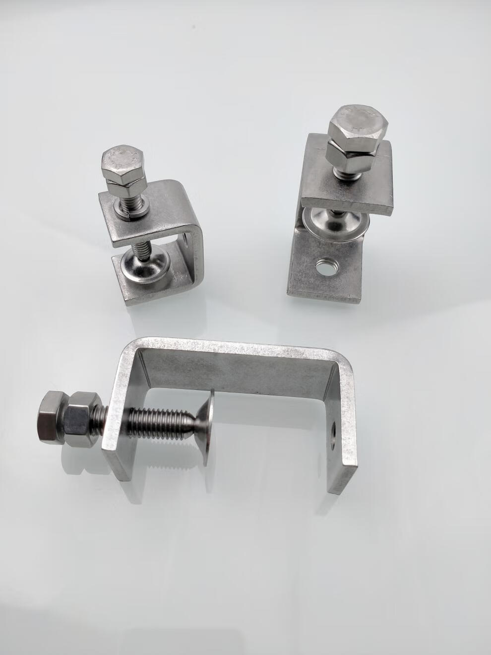 304不锈钢紧固件固定卡子固定夹子固定卡夹老虎夹uc型卡子夹子 开口20