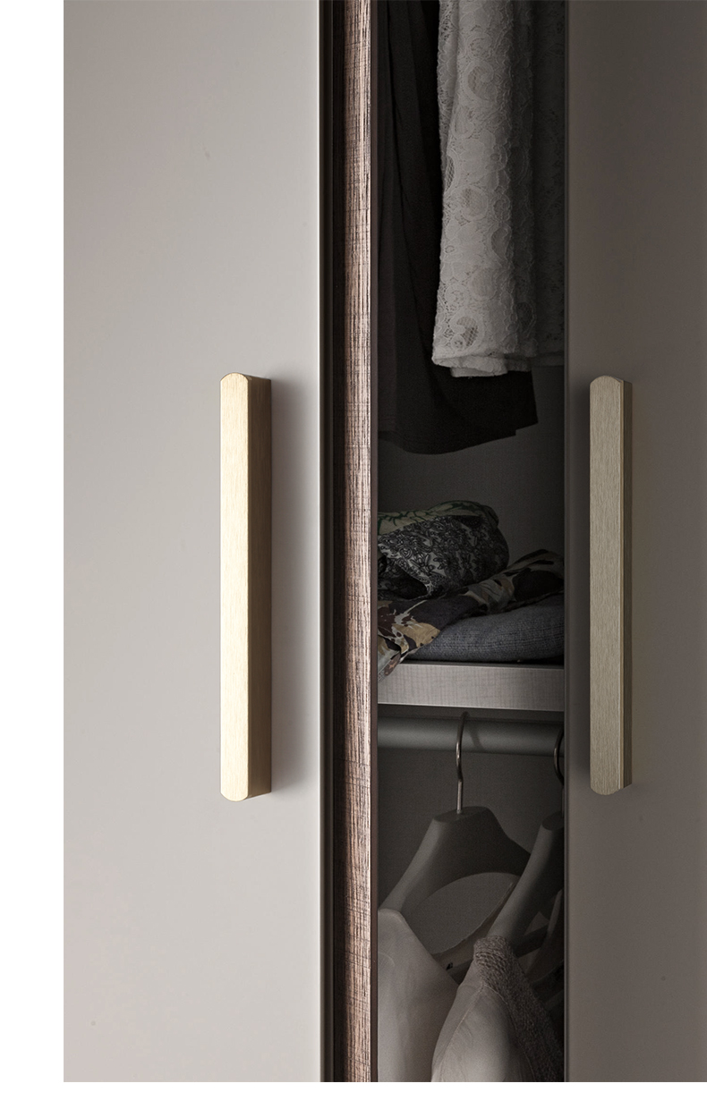 北欧大衣柜门把手衣柜拉手轻奢金色橱柜子抽屉现代极简约黑色北欧加长