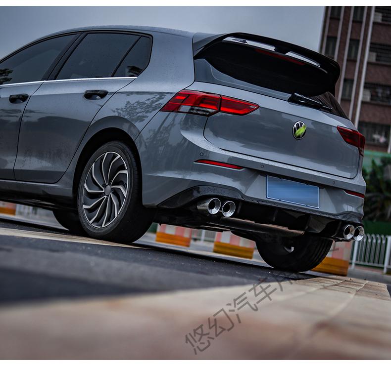 碳纤维顶翼 适用大众八代高尔夫8尾翼改装件gti rline定风翼 gti车型