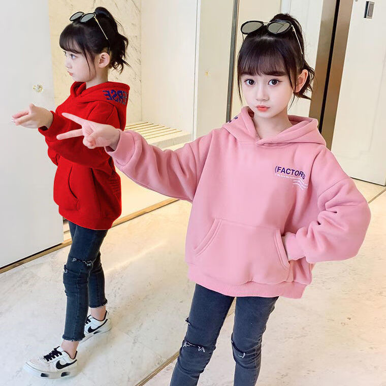 小女孩女童中童女装912岁小学生春秋款卫衣黄色春秋单款150建议身高