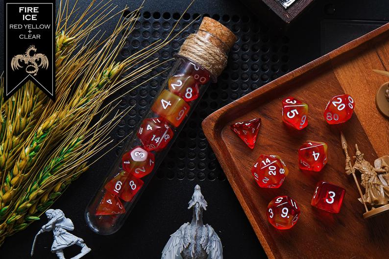 coc跑团骰子奇幻药水瓶coc骰子克苏鲁的呼唤dnd龙与地下城跑团骰子7