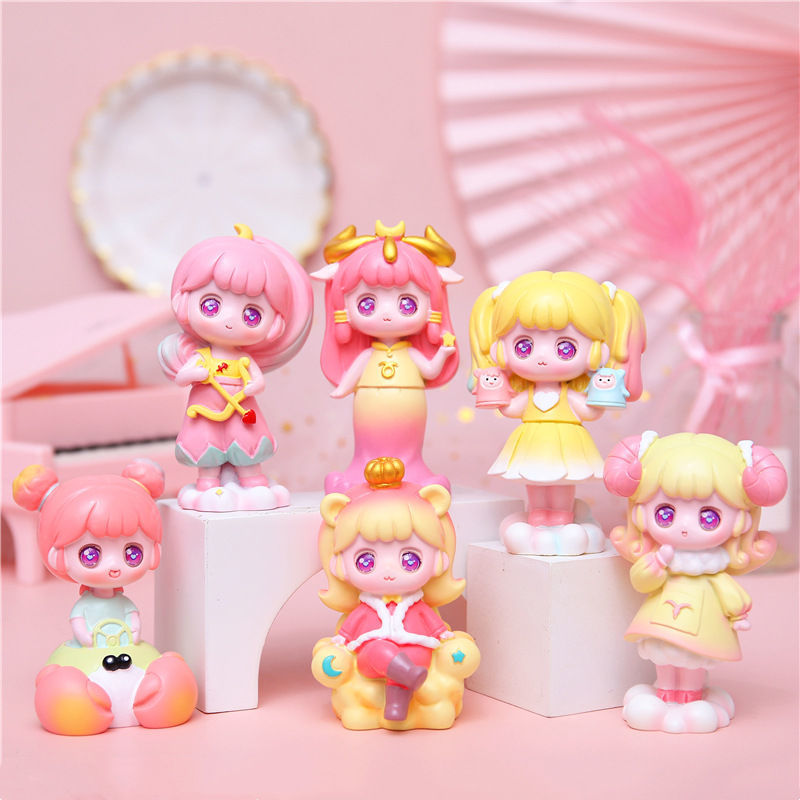 肓盒可爱便宜十二星座盲盒创意星座奇缘系列娃娃可爱公仔女生儿童节