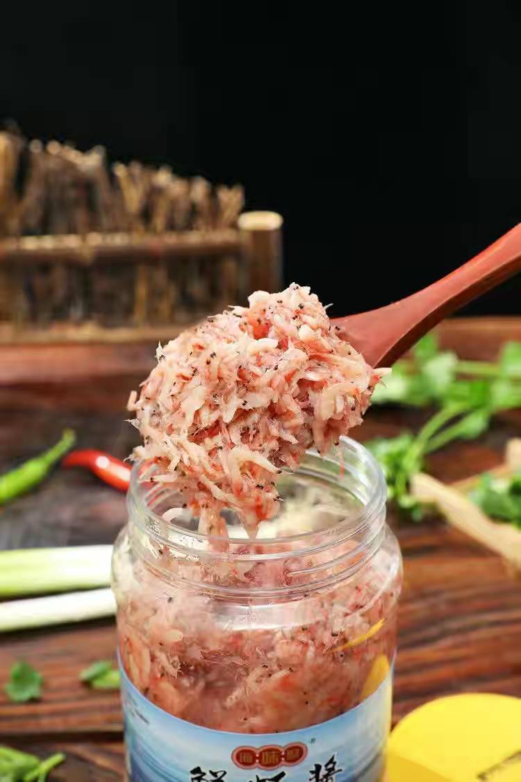 大连虾酱 虾酱正宗特级海鲜酱山东特产即食虾酱鲜虾酱低盐虾酱渤海湾