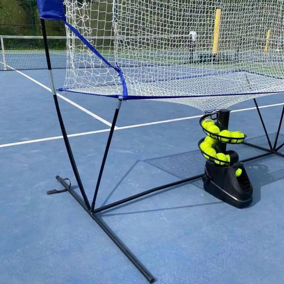 网球抛球机 特尼斯曼ts-02网球抛球机教练带球机自助单人带接球网挥拍