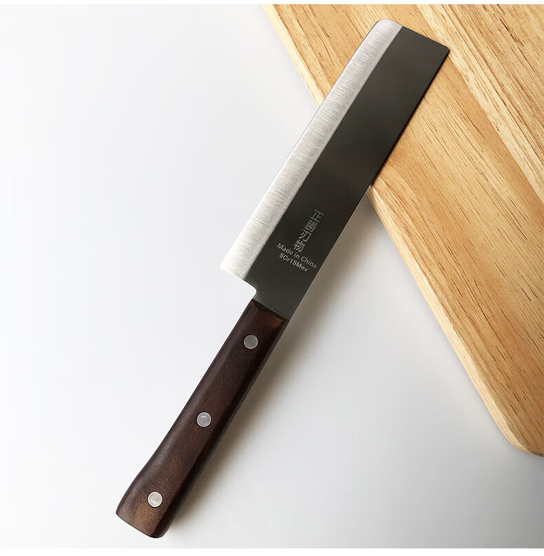 xman库存不锈钢家用日式片鸭刀水果尾货微瑕品蓝色60以上17cm12mm