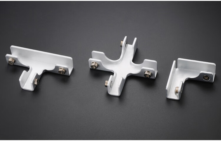 加厚铝合金t十字l型玻璃夹子瓷砖固定夹鱼缸加固夹卡扣直角护角槽 l型