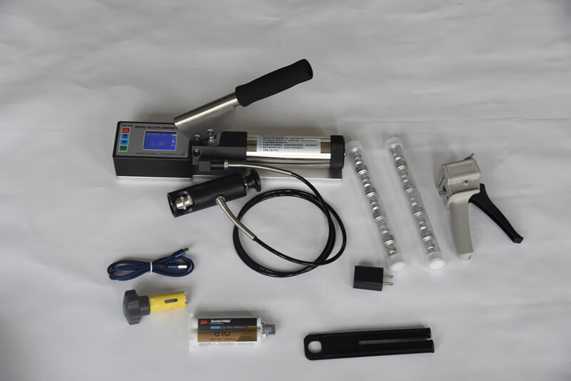 拉拔力测试仪数显油漆涂层粘附性拉拔仪拉拔法附着力检测仪附着力仪器