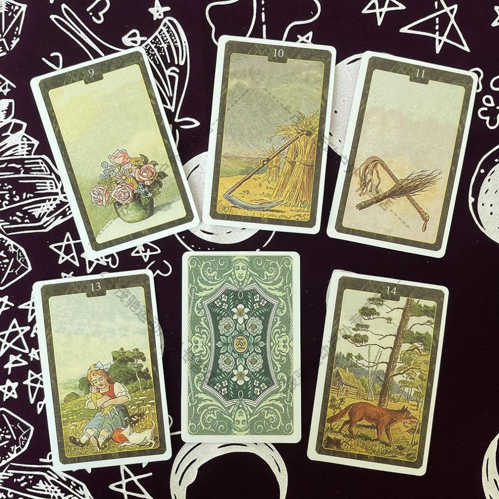 小利诺曼神谕卡雷诺曼卡国内中文定制版卡牌桌游小利诺曼卡绒牌袋