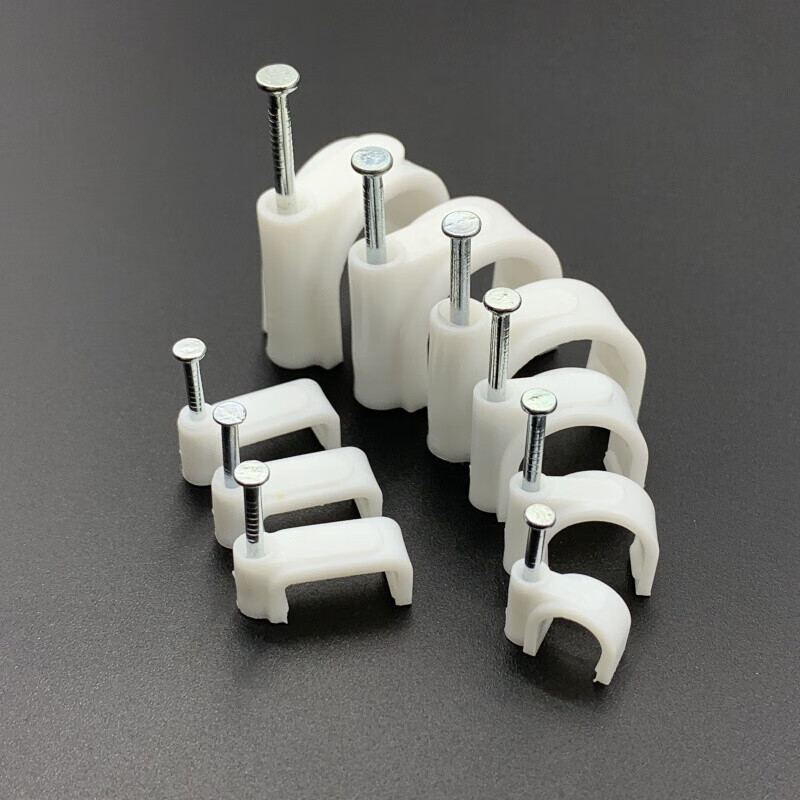 钢钉线卡电线固线卡钉网线电话线钉线扣墙钉槽线卡线u型圆型方形圆形