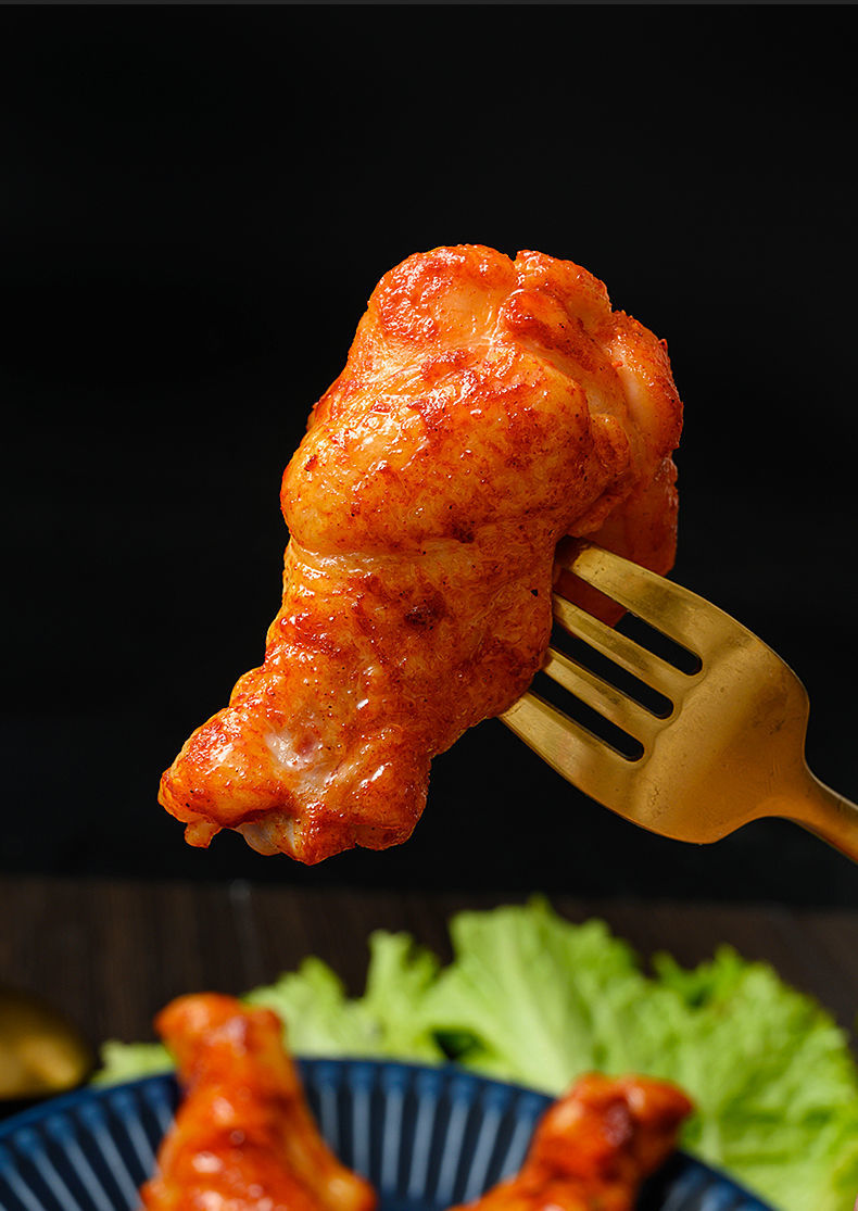 奥尔良翅根 kfc同款奥尔良翅根烤鸡翅根油炸小吃烧烤 家庭聚会半成品1