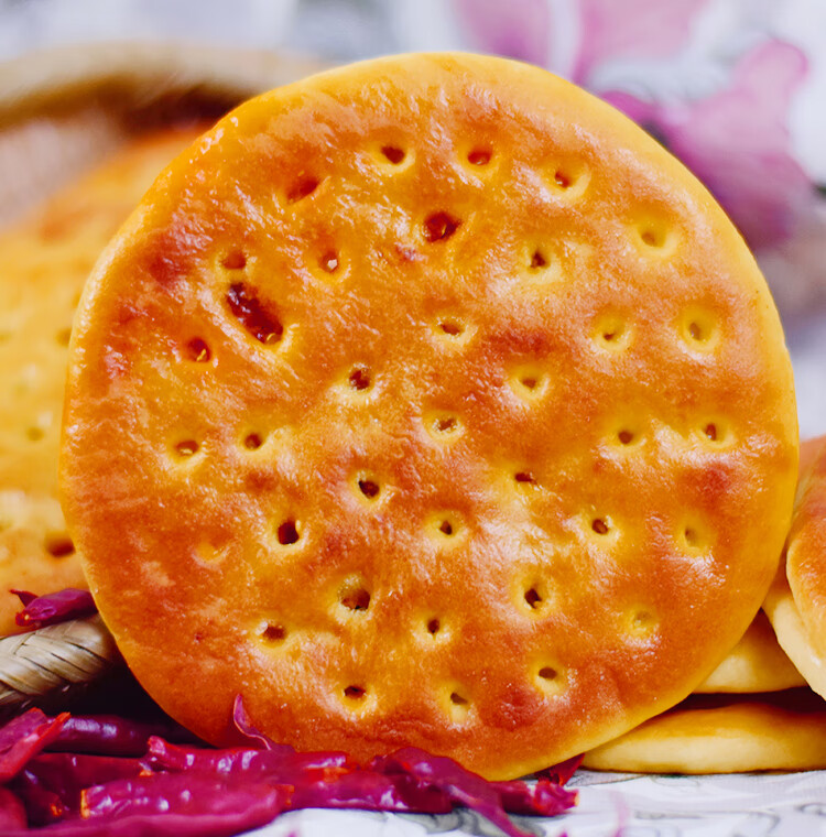 馕饼特产方便零食酥囊传统手工原味新疆特色小吃大油馕2个皮牙子馕3个