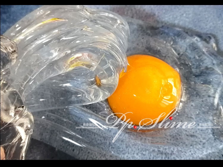 起泡胶仿真食物 早餐蛋蛋史莱姆网红食物起泡胶透泰slime纯手工少女心