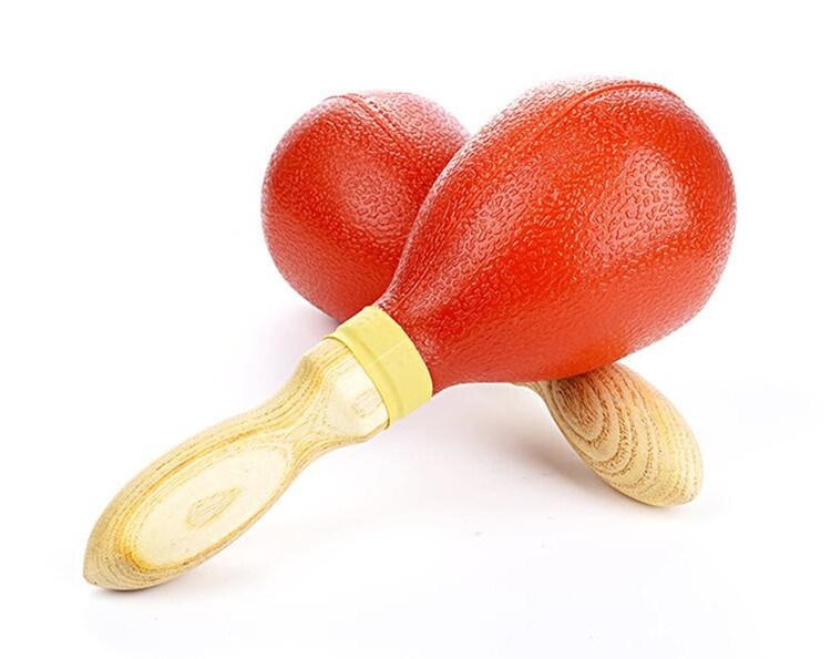 大号金属沙筒打击乐器ktv乐队铃鼓伴奏演出沙锤成人铁砂筒一对黄色