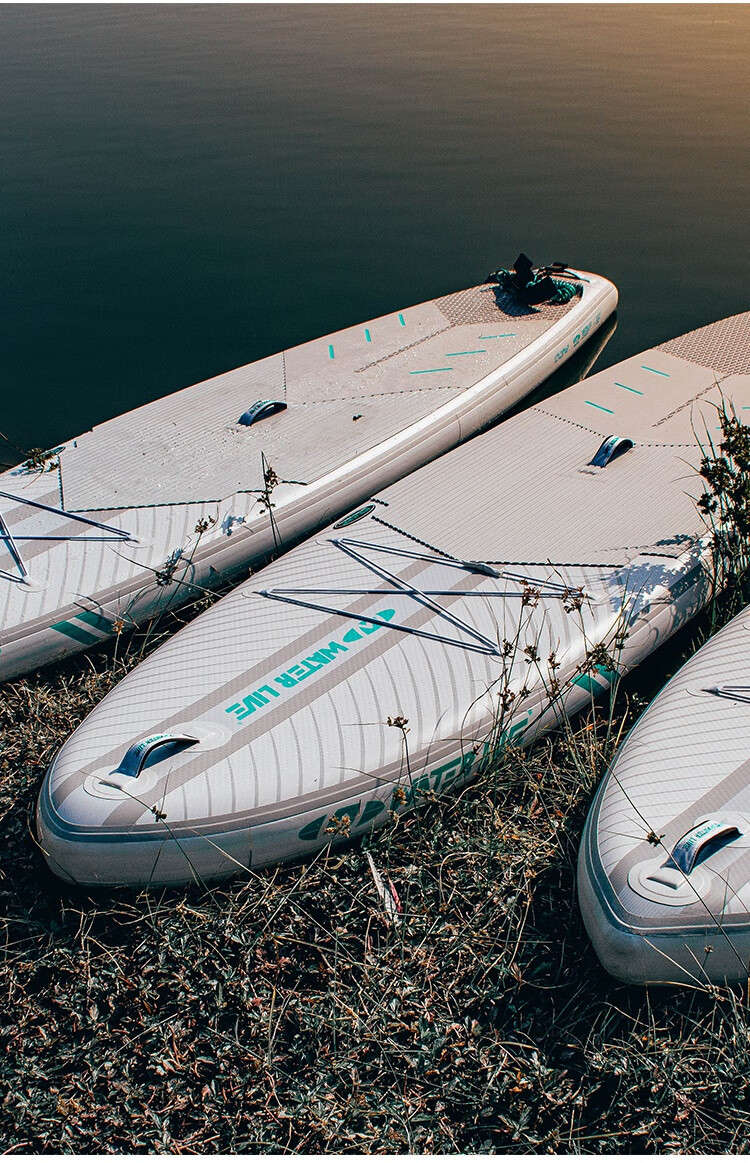 浆板 充气桨板双人休闲sup划水板站立式滑水板 标配【图片 价格 品牌