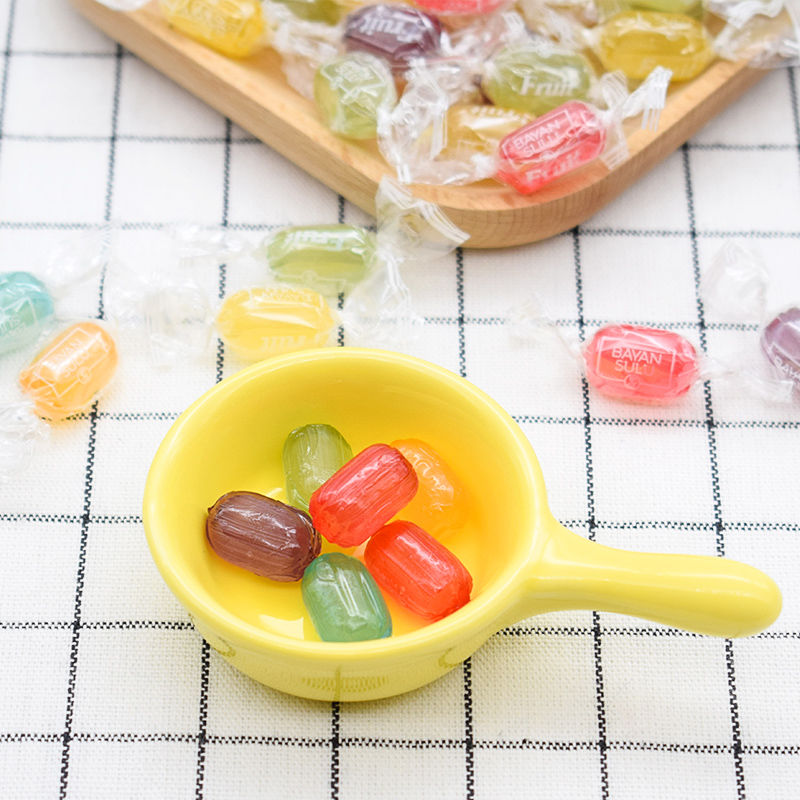 俄罗斯russia进口网红俄罗斯巴彦思路水果夹心硬糖混合口味酸甜迷你