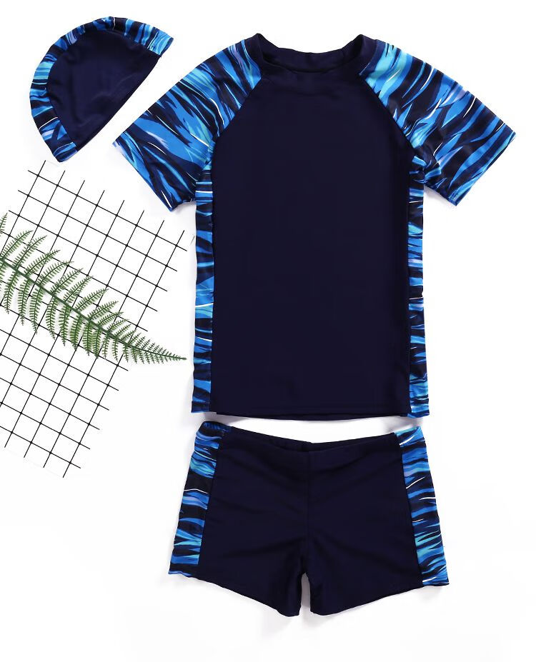 青少年泳裤1215岁中学生男生泳衣儿童泳衣男孩中大童青少年加大男童