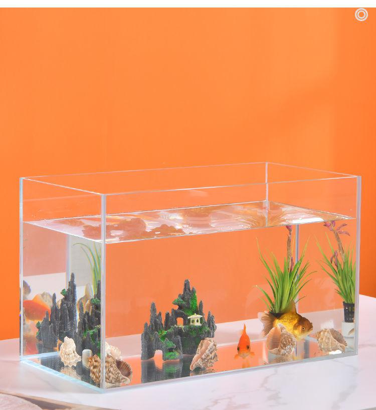 金晶超白玻璃鱼缸家用客厅鱼缸大小型定制造景海水缸水草缸乌龟缸