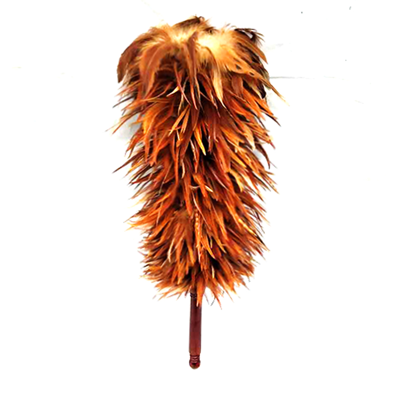 鸡毛毯纯手工真鸡毛掸子家用除尘禅子可伸缩车用加厚打扫灰尘毯子家