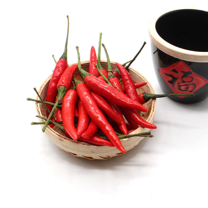 新鲜现摘小米辣椒朝天椒鲜椒特辣红辣椒指天椒泡椒3斤小米新鲜辣椒