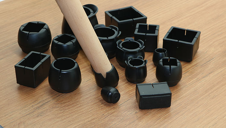 桌脚垫凳子脚垫套脚黑色椅子加厚耐磨实木地板保护脚垫餐桌餐椅凳子腿