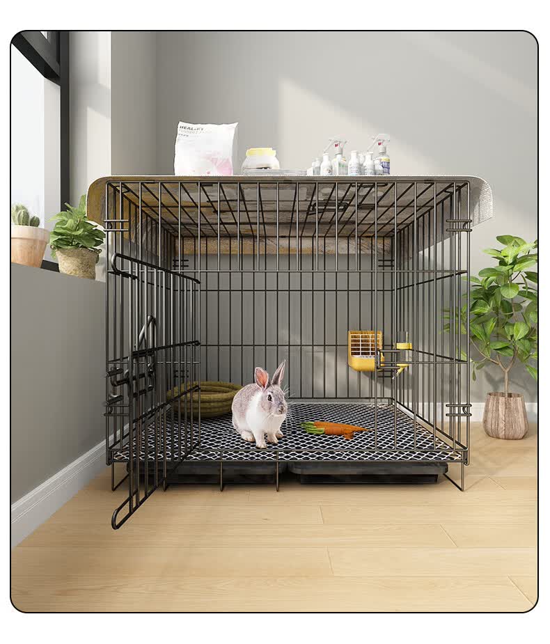 兔笼子家用室内专用自动清粪大号新式防喷尿兔笼养兔子窝兔子笼子赤兔