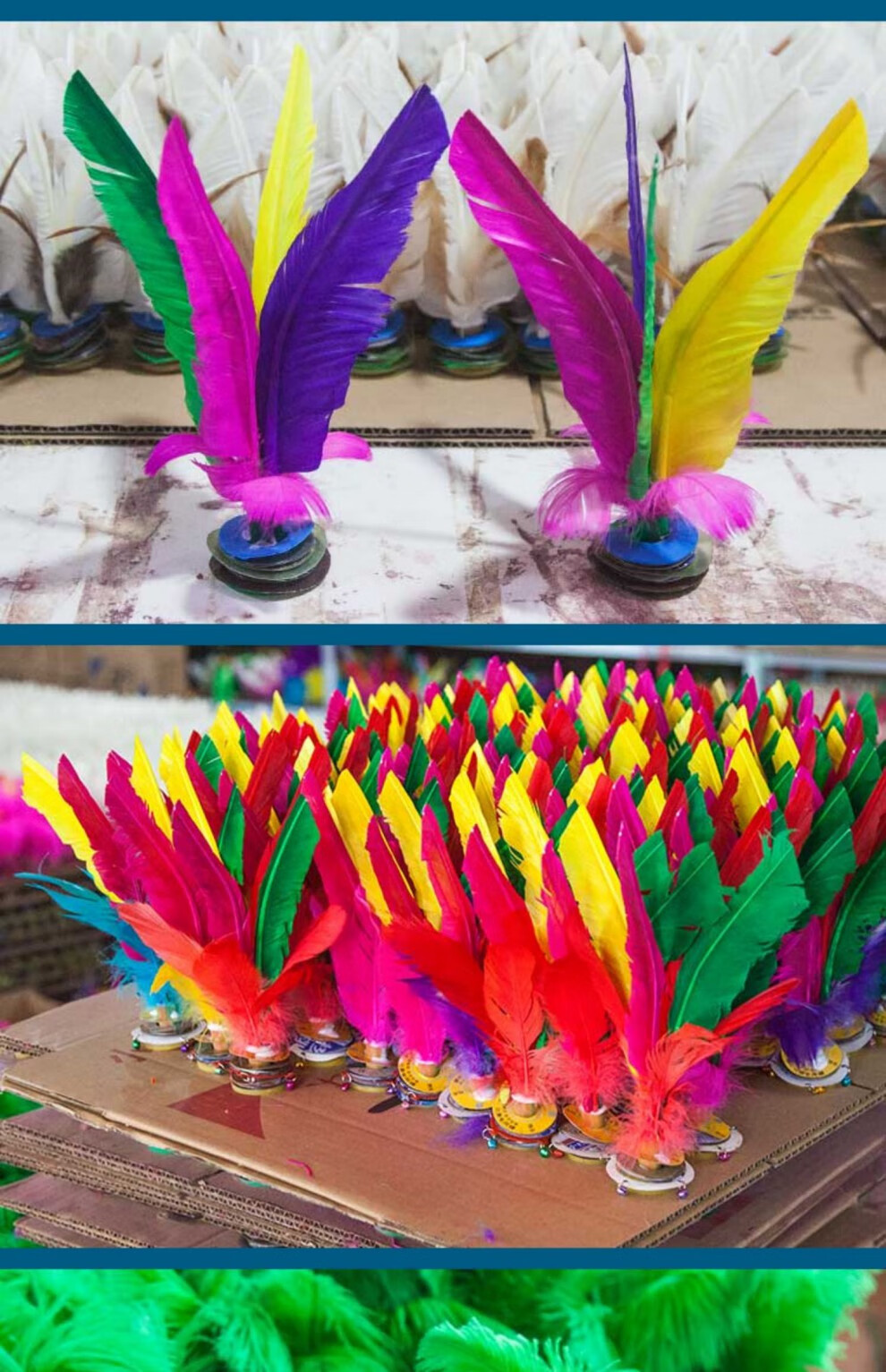 戟屮 铜钱鸡毛毽子传统鸡毛健子毽子小学生比赛训练健身幼儿园手工