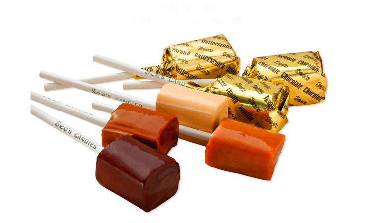 5折 喜诗糖果 美国棒棒糖 sees candies 混合口味棒棒糖 238g12支 四