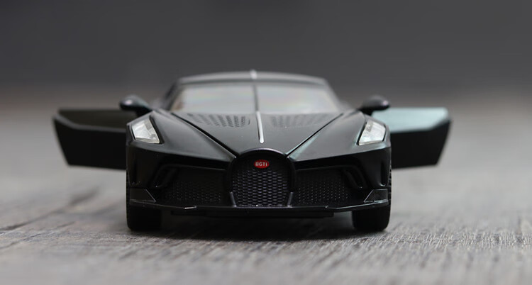 誉静 布加迪超级跑车 布加迪黑夜之声跑车模型仿真合金儿童小汽车收藏