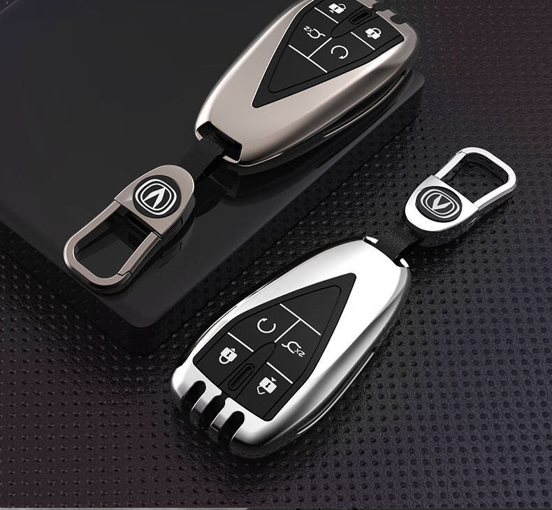 长安cs75plus钥匙套车用uni-t逸动cs55plus壳cs35plus钥匙包扣男 亮