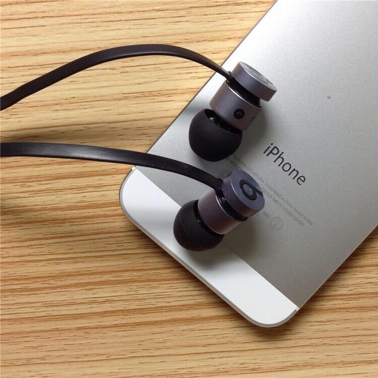 魔声beats urbeats 重低音入耳式魔音面条有线带麦运动苹果耳机 白